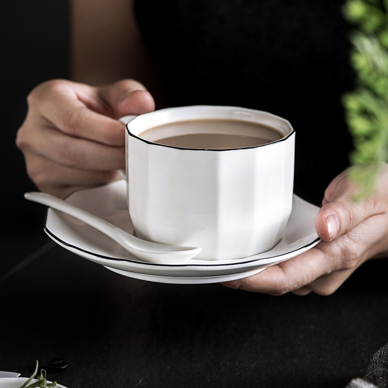 友来福咖啡杯套装北欧下午茶茶具套装家用结婚杯具英式组合简约父亲节