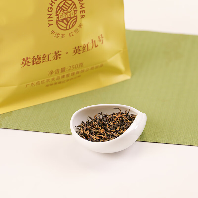 英红农夫春晓250g明前头采春茶高档口粮茶英德红茶东方有机茶园新茶30270