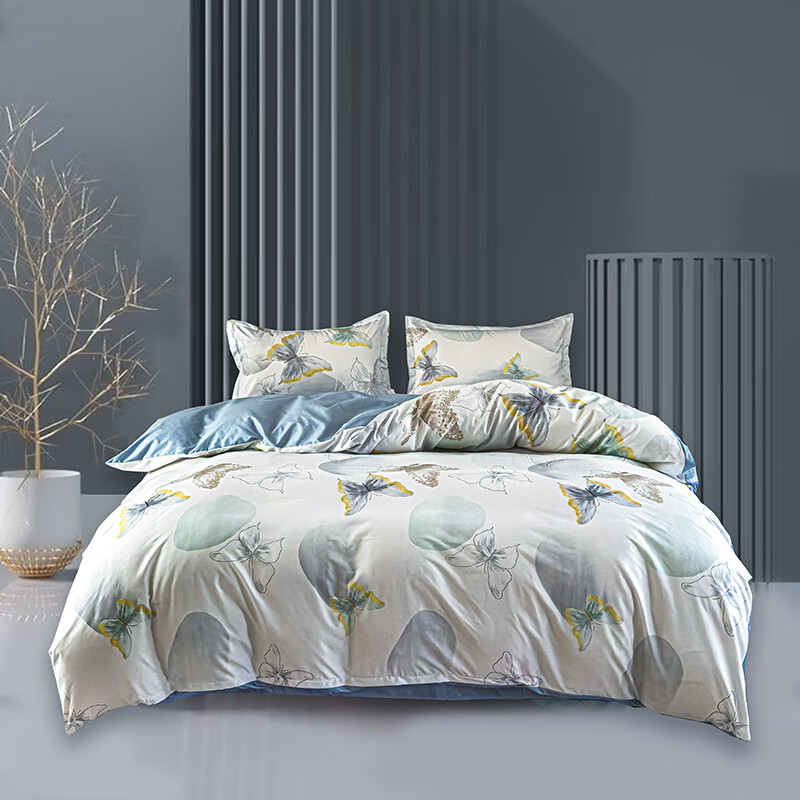 萱遇家纺  蝶舞逸境四件套YZ-11712