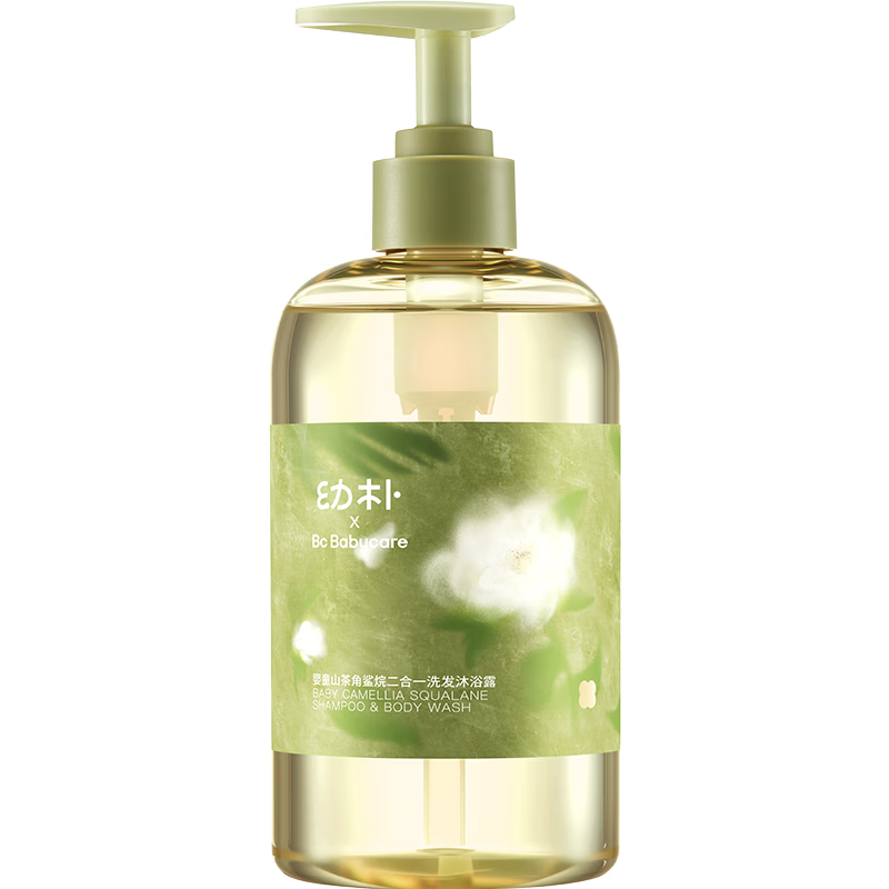 babycare  山茶角鲨烷洗发沐浴露500ml