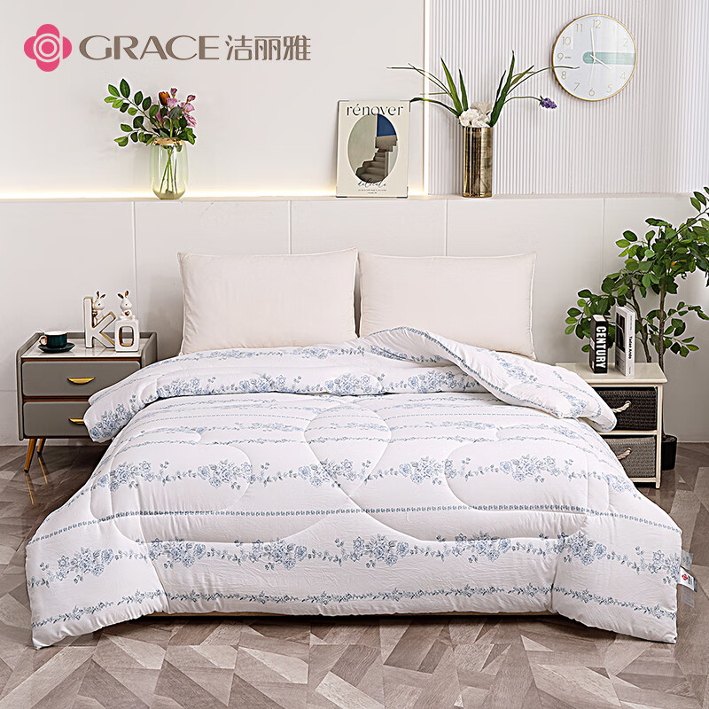 洁丽雅  秋冬糯棉羽丝被2000gJLY-YHK011