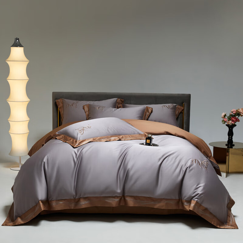 百丽安娜  100支轻奢飞边款四件套