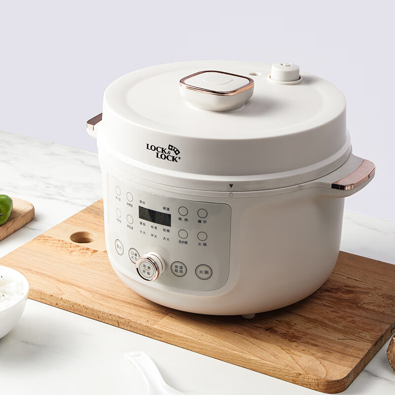 乐扣乐扣  家用大容量电压力锅4LEJP1647WHT