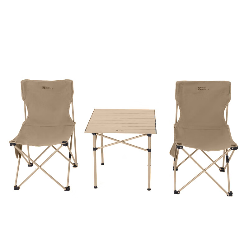 牧高笛 山越一桌两椅套装SX卡其色NX25665041