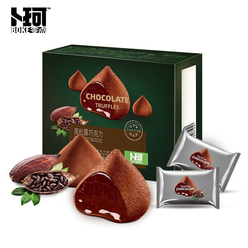 卜珂零点  黑松露巧克力100g*4盒