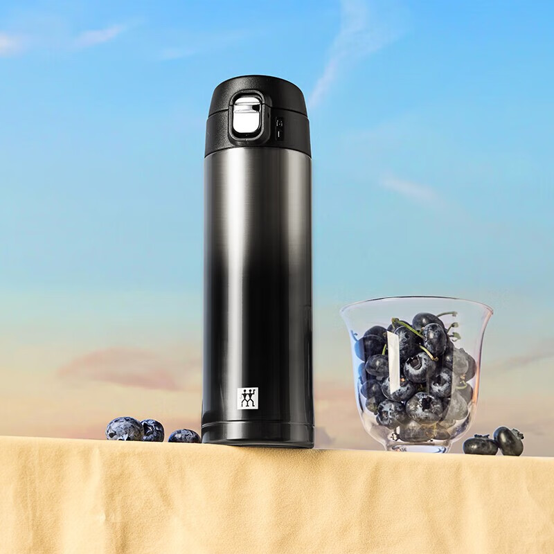 双立人  真空保温弹跳杯430mLZW-BP828