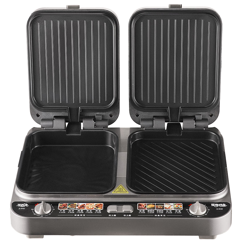 利仁  四盘一体鸳鸯电饼铛0氟钛瓷LR-J1259