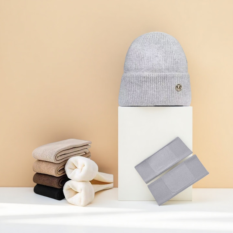 EILEI  暖身套装01加绒帽子保暖套装