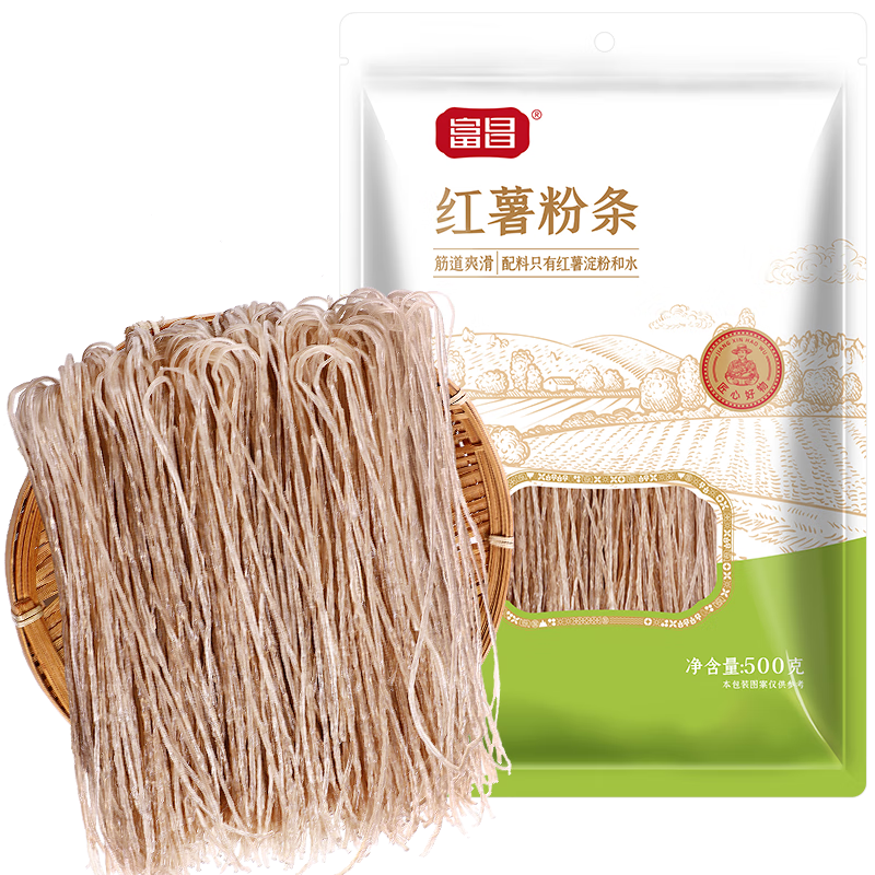 富昌  纯红薯粉条500g