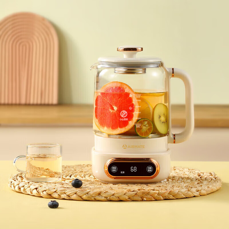 艾美特  自动蒸汽茶水分离养生壶0.8LCS0608