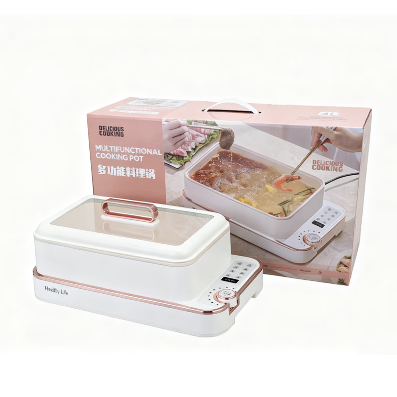 泉尔思  多功能料理锅4L电火锅不沾内胆L-LG1350A