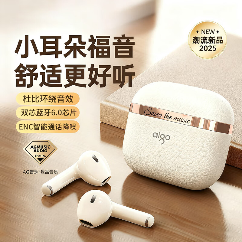 爱国者  半入耳式蓝牙耳机 TQ11