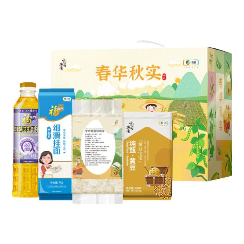 福临门  中粮粮油组合伴手礼D米油面套装