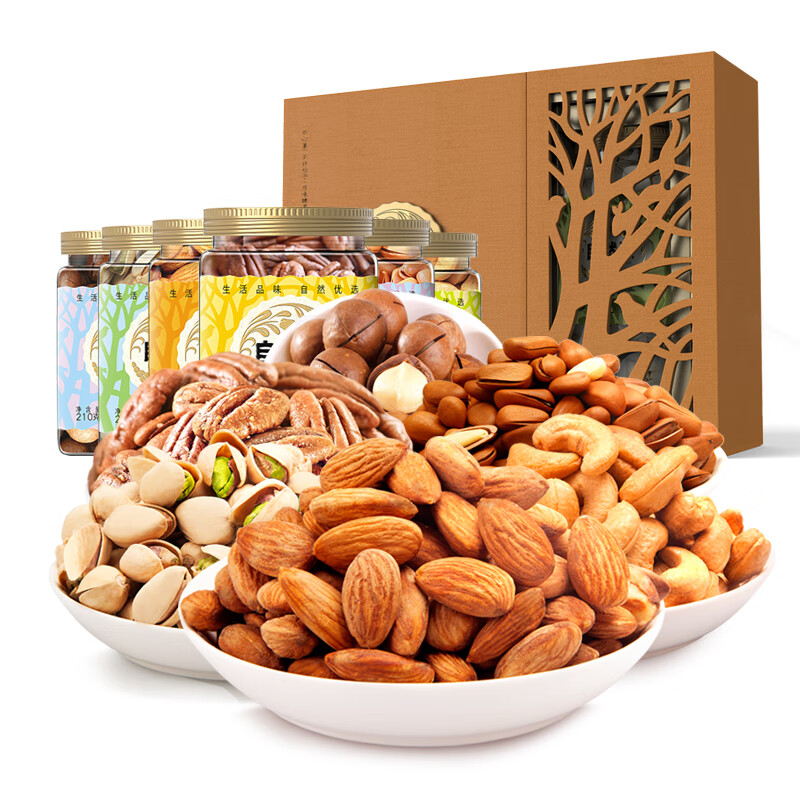 自然派  尊享坚果礼盒1418g