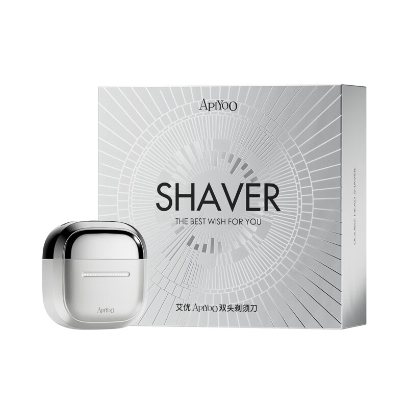 艾优  双头剃须刀钛光金礼盒T3A