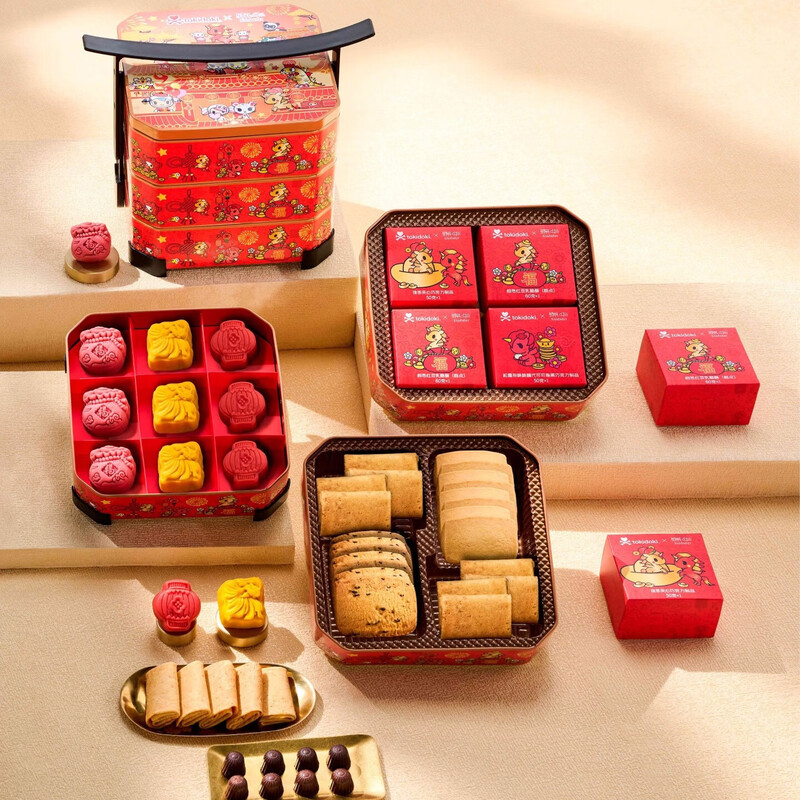 锦华礼  趣味潮礼糕点礼盒831g