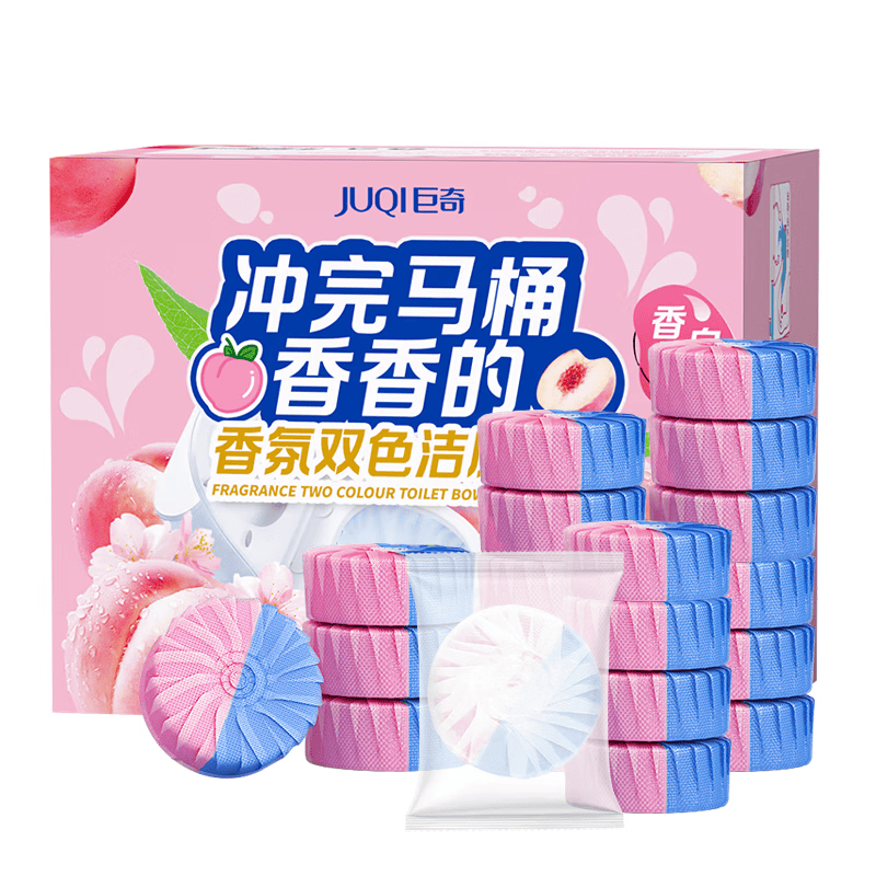 巨奇  白桃味双色洁厕宝50g*20块