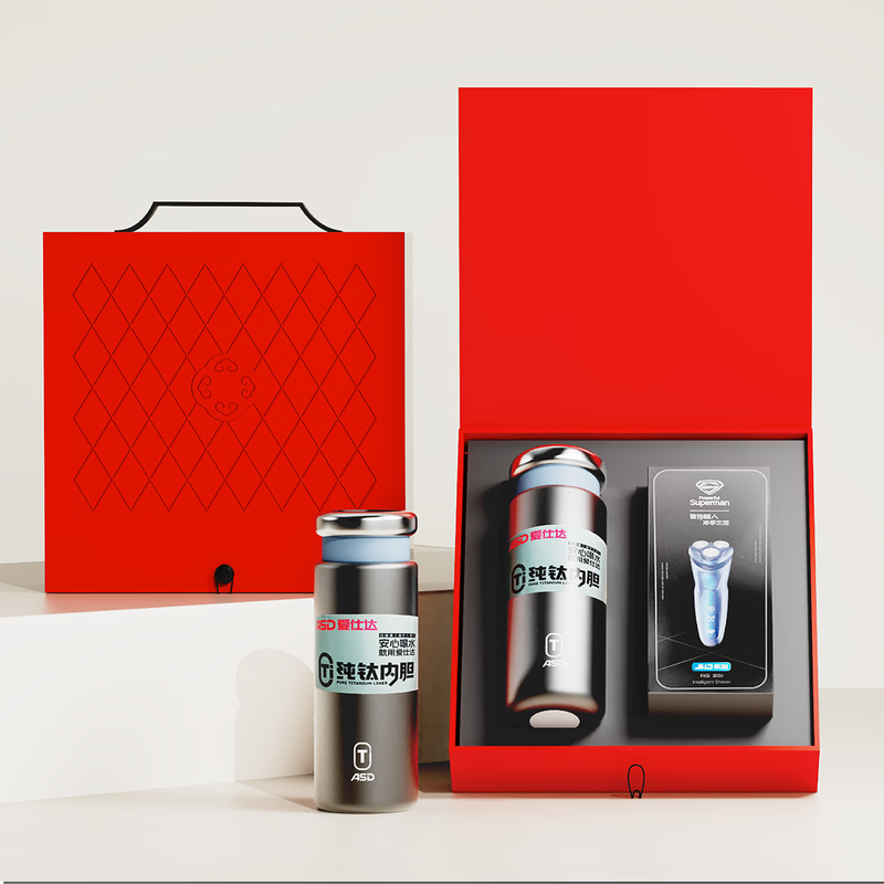 法诺厨  钛杯剃须刀高端商务套装