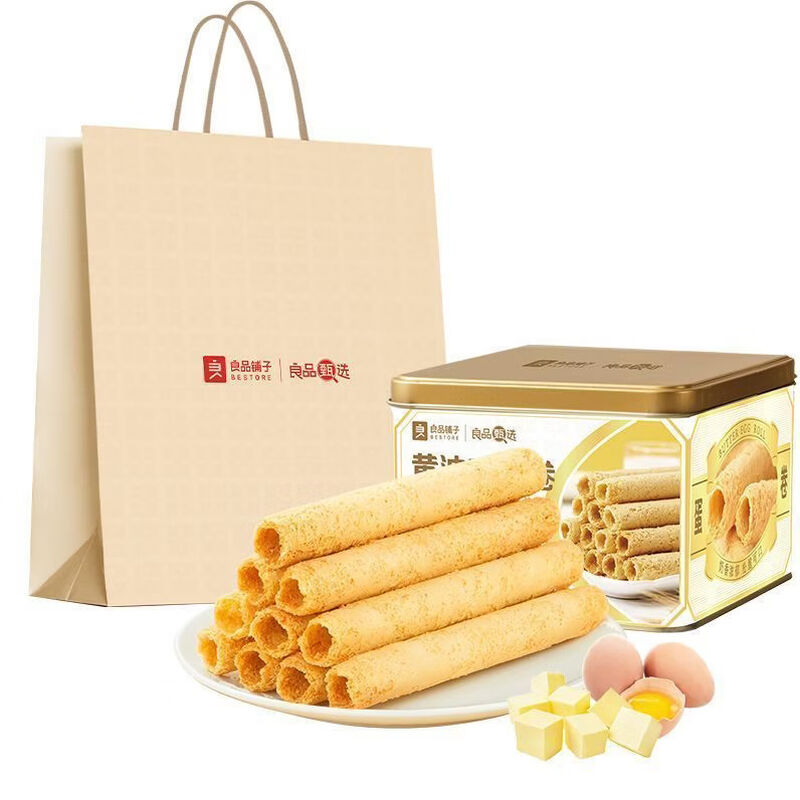 良品铺子  港式黄油蛋卷318g