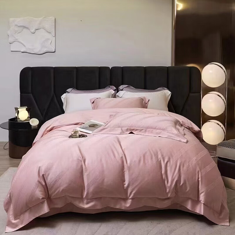 蕊丝坊  100S贡缎提花长绒棉磨毛套件