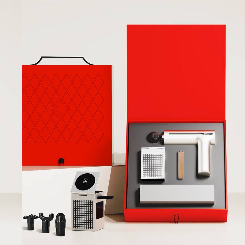 法诺厨  高端商务套装皮盒磁吸无线充