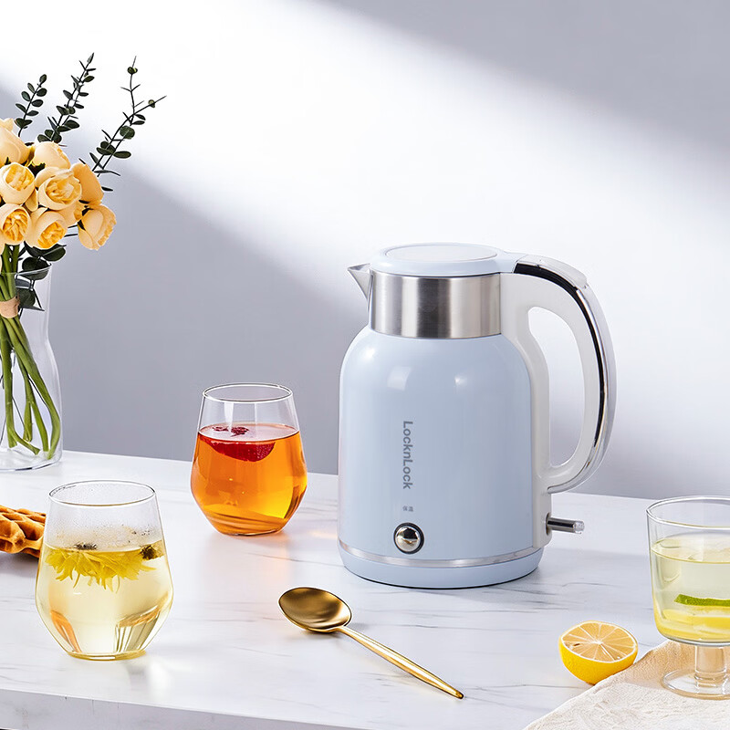 乐扣乐扣  家用大功率电热水壶1.6LEJK1237BLU