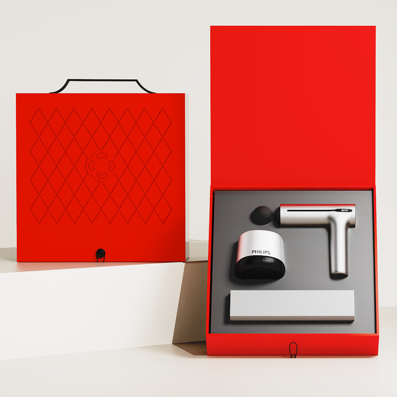 法诺厨  按摩仪商务套装皮盒