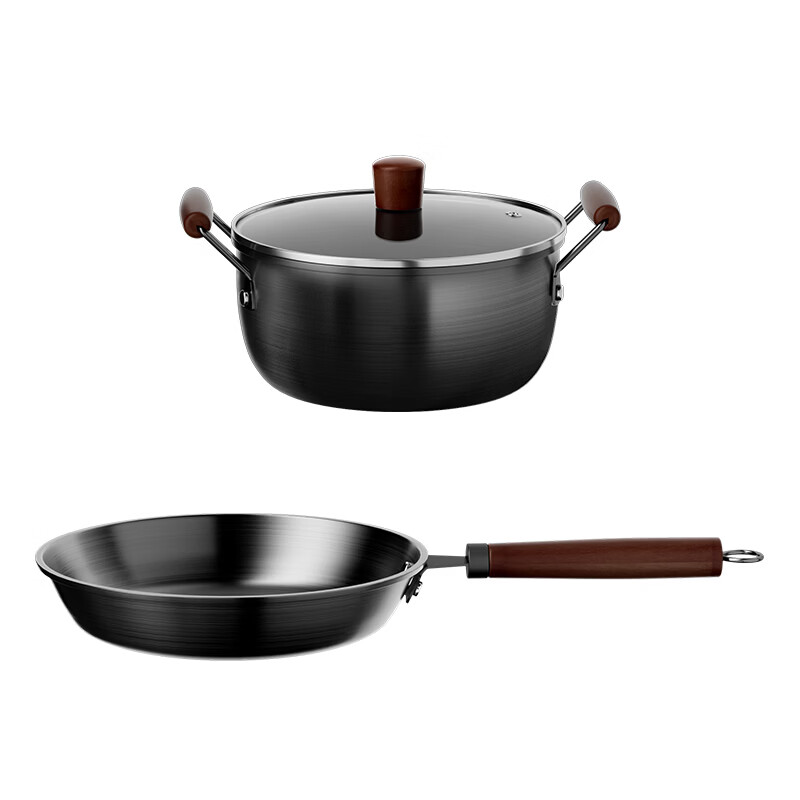 温仑山  真不锈煎汤铁锅两件套VE-JL020