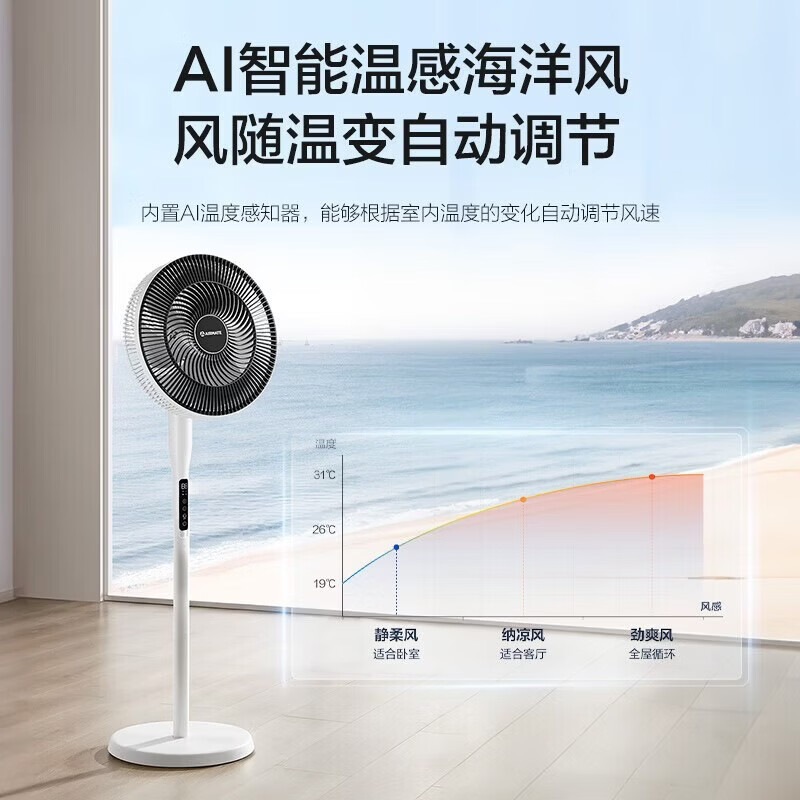 艾美特  苏泊尔落地扇新款FS35-SRD135