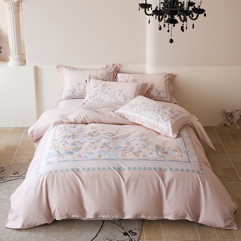 百丽安娜  60支数码棉印花四件套