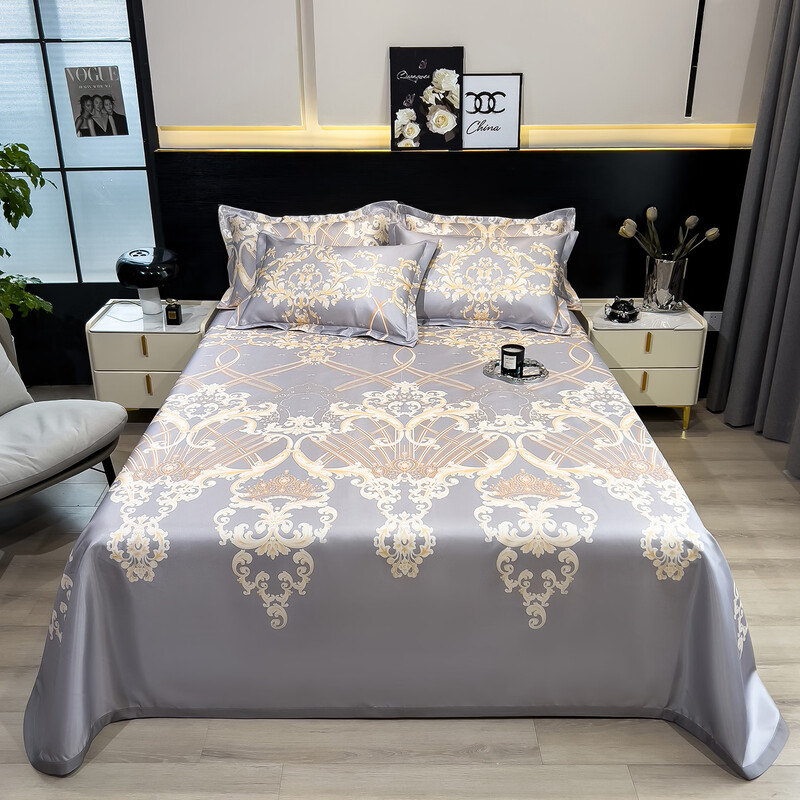 百丽安娜  冰丝数码凉席三件套凉席