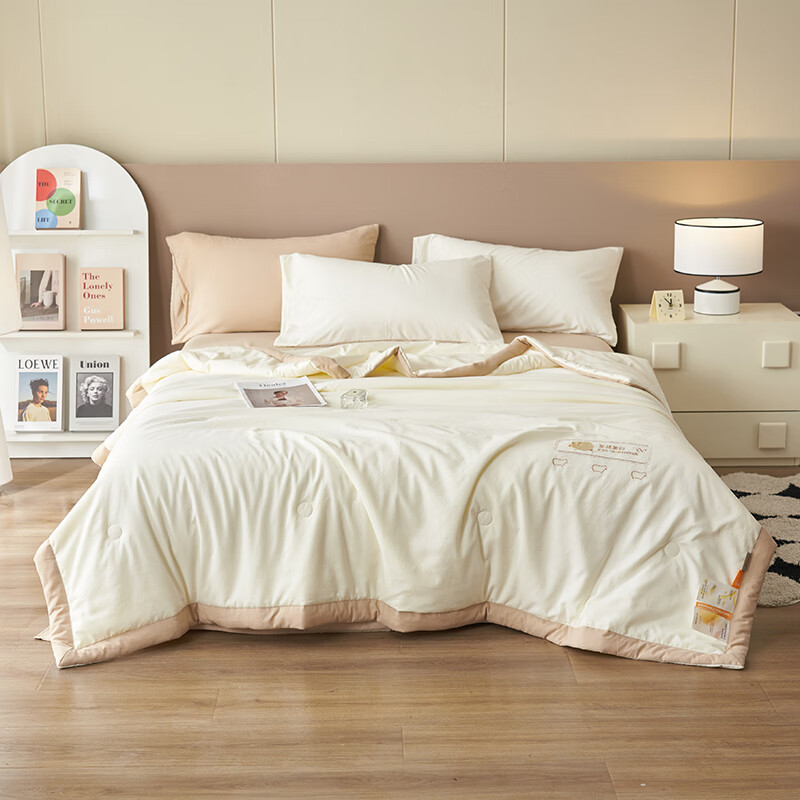 百丽安娜  小奶棉羊绒蛋白夏被