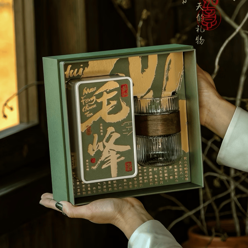 际源春识  礼遇春天&middot;黄山毛峰茶带杯礼盒