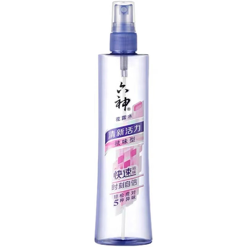 六神花露水 清新活力花露水祛味型180ml 清新活力应对异味 