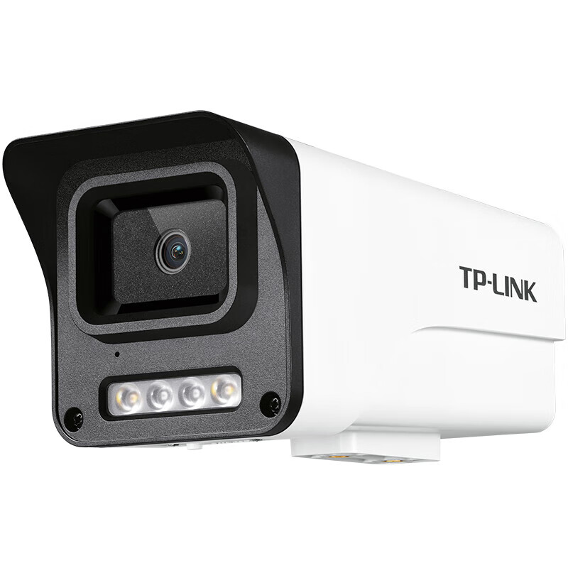 TP-LINK500万高清全彩夜视POE供电监控器 监控摄像头 室外户外可拾音防水移动侦测摄像机TL-IPC554EP-AI 