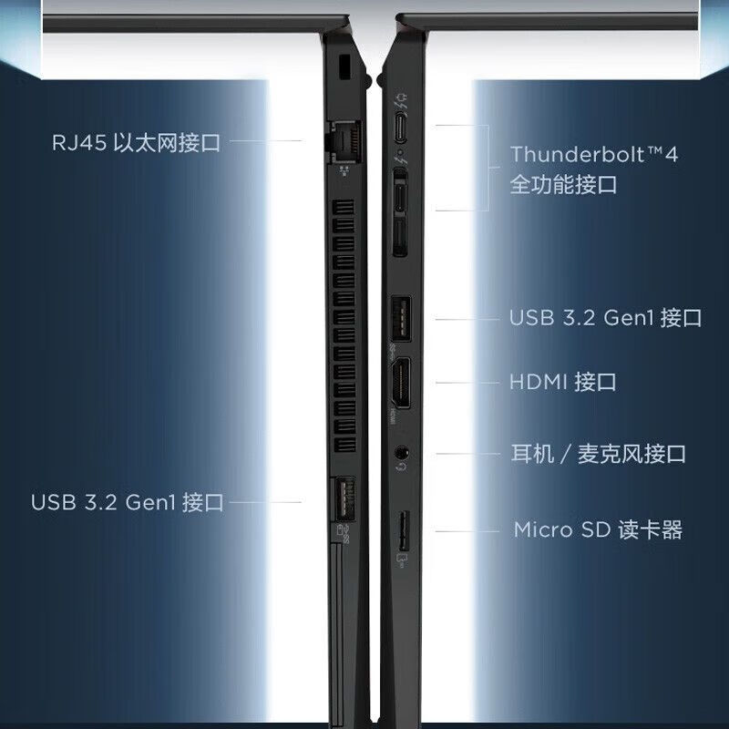 联想ThinkPad T14s 14英寸笔记本电脑I5-1245U 16G内存 512G固态硬盘定制 商务办公本K502 赠包鼠