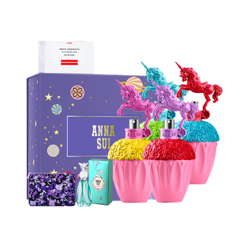安娜苏（Anna sui）波普狂想曲淡香水50ml盲盒颜色随机情人节礼盒生日礼物送女友 【花香美食调】波普狂想曲50ml