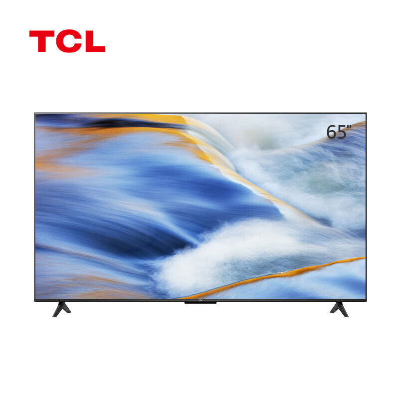 TCL 液晶电视机 4k超高清 人工智能HDR防蓝光 黑色蓝光 65G60E 