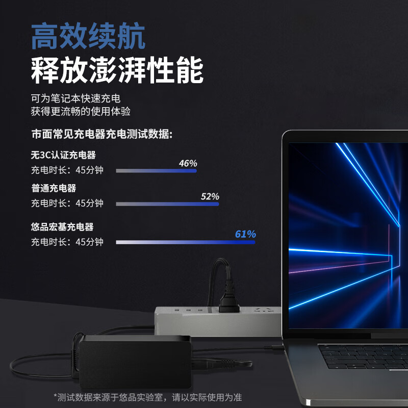 悠品 宏基笔记本充电器19V7.1A 135W宏碁acer电脑电源适配器线V3/V5/V7系列暗影骑士3 5.5*1.7圆口