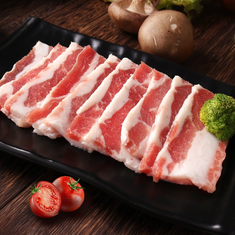 鲜禾鲜其乐无穷烤肉1840g五花肉片 精制培根 烧烤酱 火锅食材 火锅套餐 