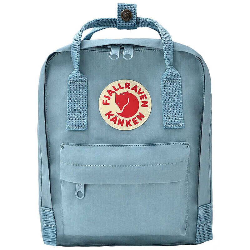 FJALLRAVEN北极狐双肩包女大学生背包书包23561-501天蓝7L Kanken Mini 501天蓝