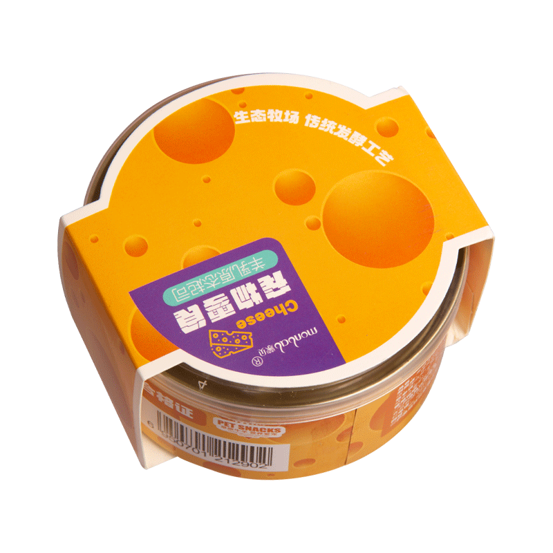 蒙贝 羊乳起司狗罐头 狗狗零食  羊奶酪猫咪狗狗生日蛋糕湿粮包 175g 【宠物蛋糕】羊乳起司175g