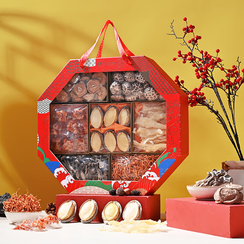 倾海盛宴  山海中华虫草海鲜干货570g