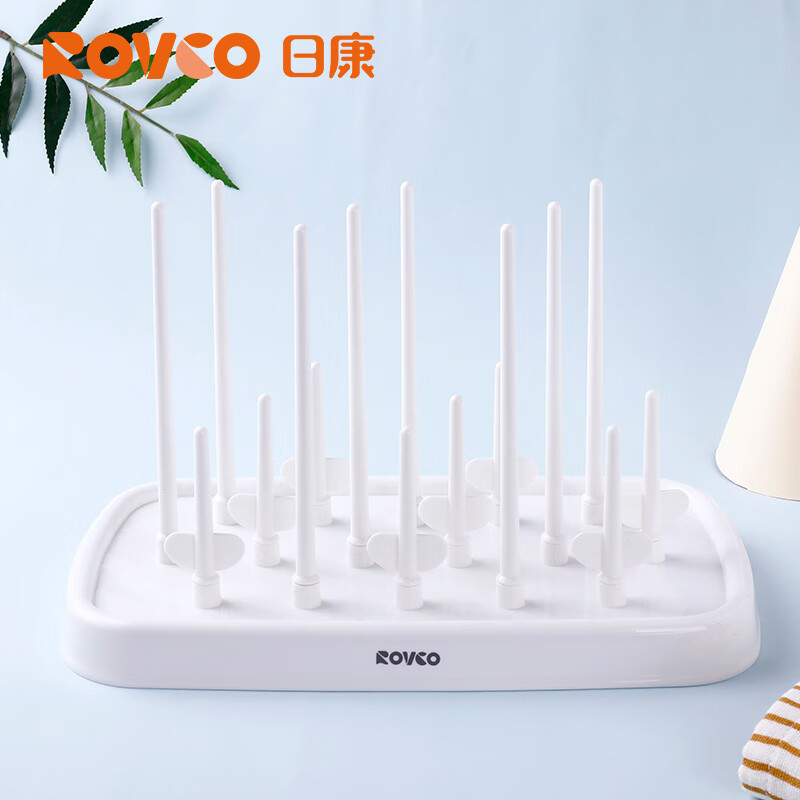 日康（rikang）宝宝奶瓶干燥架水杯奶嘴沥水架RK-3624 干燥架