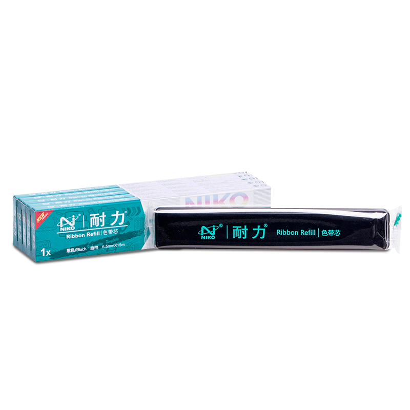 耐力（NIKO）N PLQ20 黑色色带芯(5根装) (适用爱普生 PLQ20K/22KM/30K/LQ90KP/NANTIAN PR9/FUJITSU DPK100) PLQ20/PR9黑色色带芯5支装