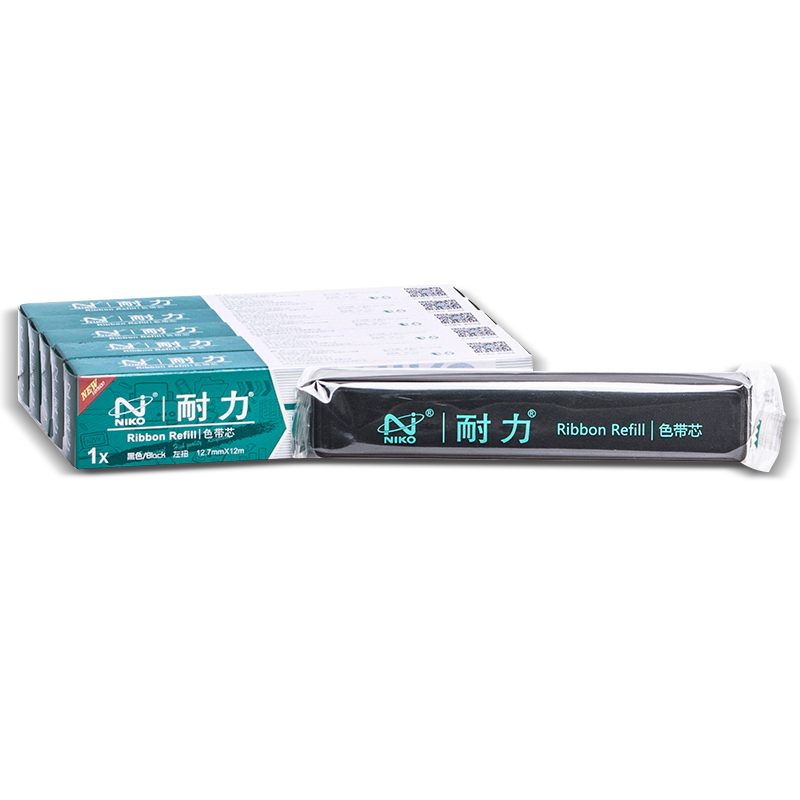 耐力（NIKO）N KX-P181 黑色色带芯(5根装) (适用DS300/600/610/640/900/910/940/1100/1700) 5支装色带芯