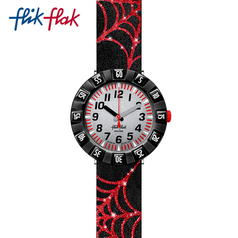 斯沃琪（Swatch）Flik Flak（飞菲）儿童手表 蜘蛛英雄儿童礼物学生腕表ZFCSP118 蜘蛛英雄 ZFCSP118