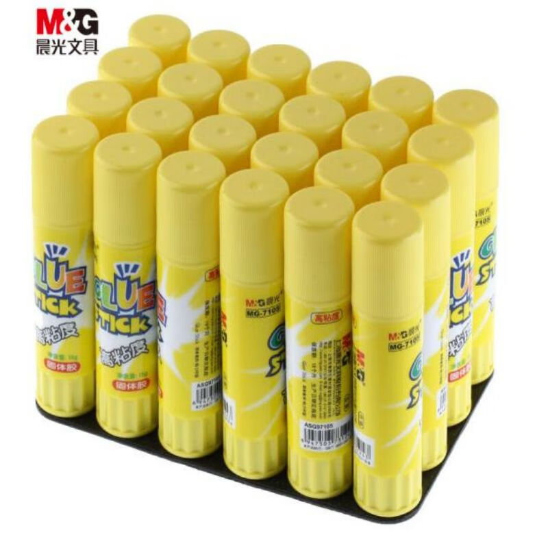 晨光(M&G)文具MG7105  15g高粘度固体胶PVP 学生手工固体黏胶 快干耐用胶棒 办公用品 24支/盒  1盒装 