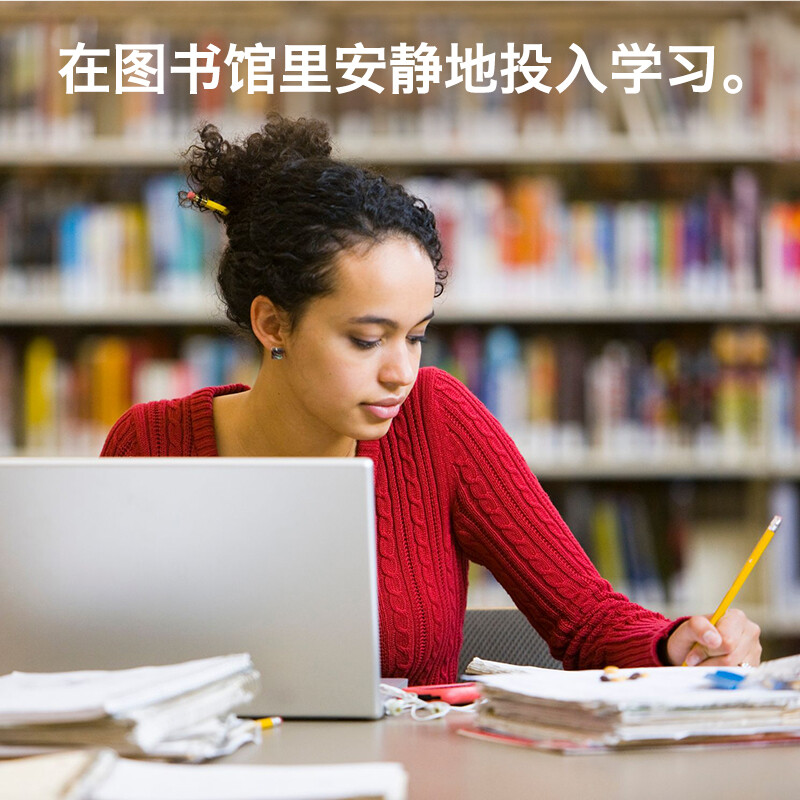 罗技（Logitech）M220 静音鼠标 无线鼠标 办公鼠标 对称鼠标 带无线微型接收器 蓝黑色