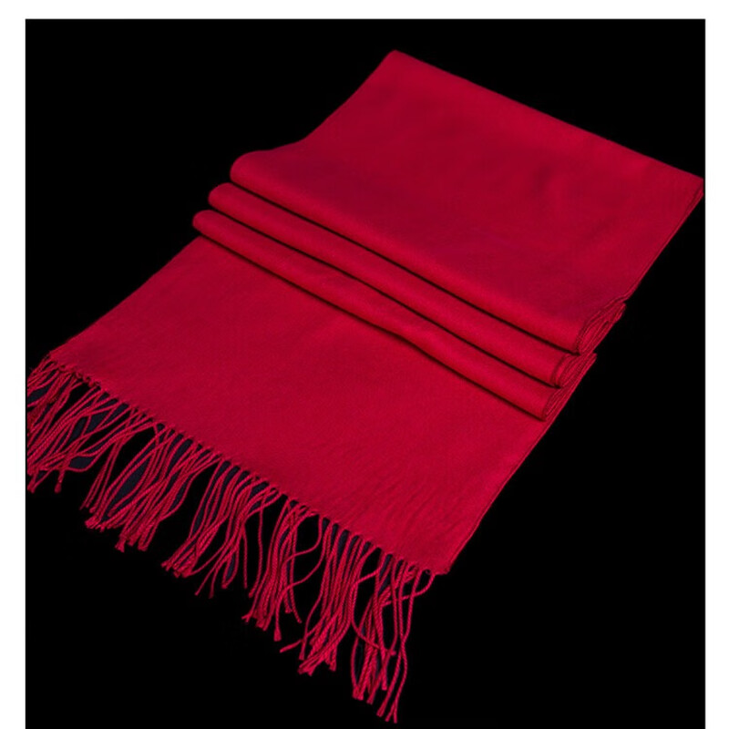 皓曼纺织  中国红围脖印字logo